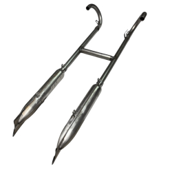 Układ wydechowy kolana tłumiki Ural M-61/ M-62 Ural-650 cc rybki  SUROWY